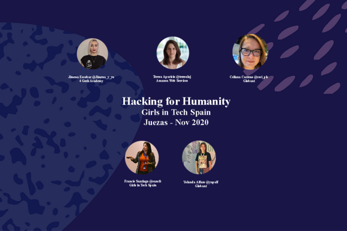 Juezas del Hackathon de Girls in Tech Spain 2020 noviembre